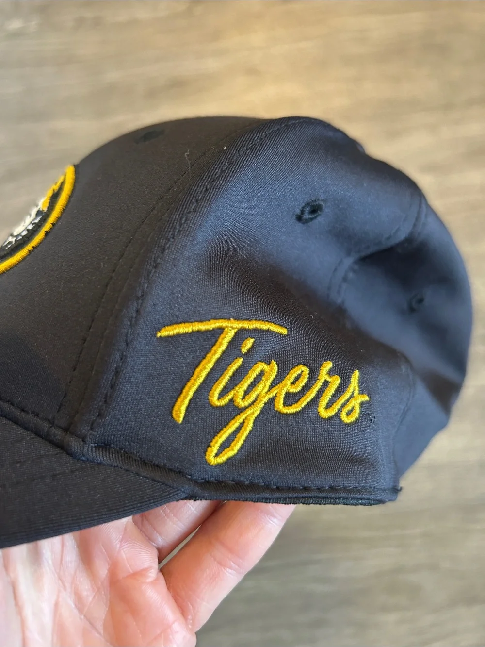 Missouri Tigers Top of the World Memory Fit Black Flex Hat M/L NCAA